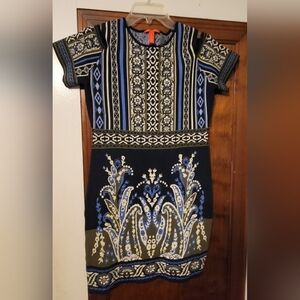 Beautiful sz large Chelsea &Violet cold shoulder knit dress #12